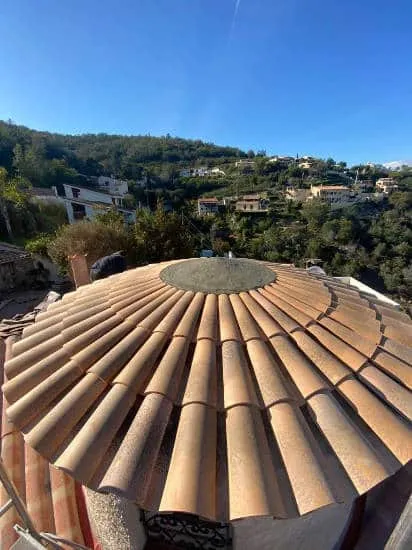 Toiture cintrée à Bandol