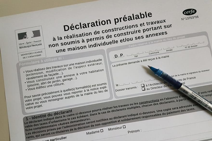 déclaration préalable de travaux